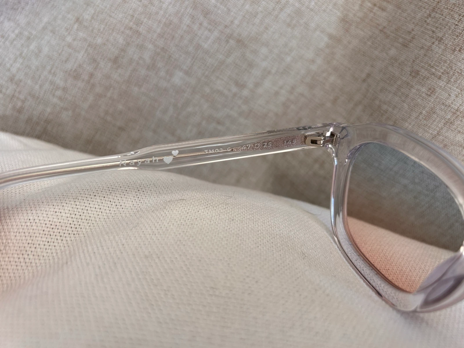 🕶️ Tinymoon Glasses – Nayah Model (Transparent Frame & Gradient Lenses) – photo 7